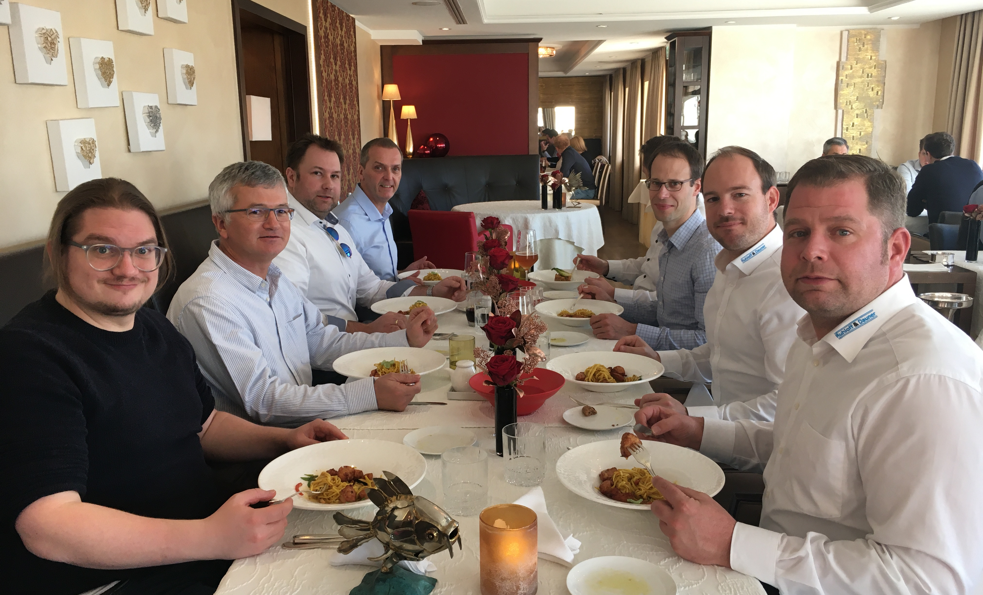 Team Ruhloff & Dauner beim internen Workshop Future@Ruhloff&Dauner 2019 auf Burg Staufeneck
