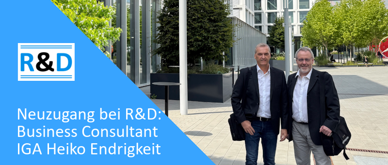 Neuzugang bei R&D IGA Business Consultant Heiko Endrigkeit