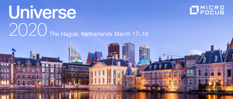 Micro Focus Universe 2020 in Den Haag