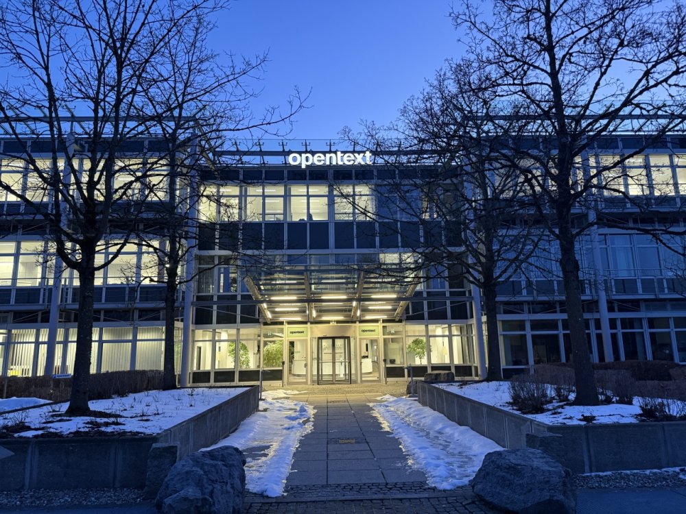 OpenText Partner Round Table 2026 - Bürogebäude in München