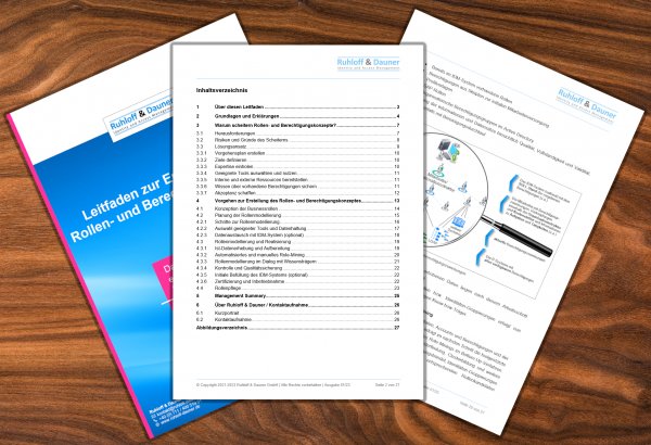 Leitfaden Rollen und Berechtigungskonzept