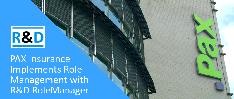 Pax Versicherung betreibt Rollenmanagement mit RoleManager von Ruhloff & Dauner