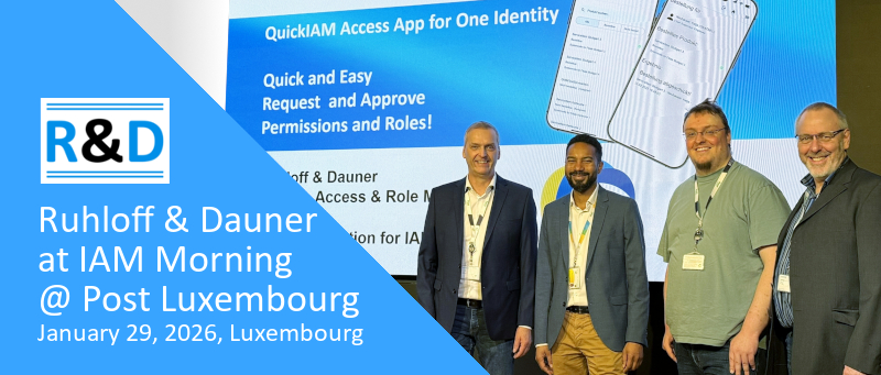 Ruhloff & Dauner als Referent beim IAM Morning der Post Luxemburg - englisch