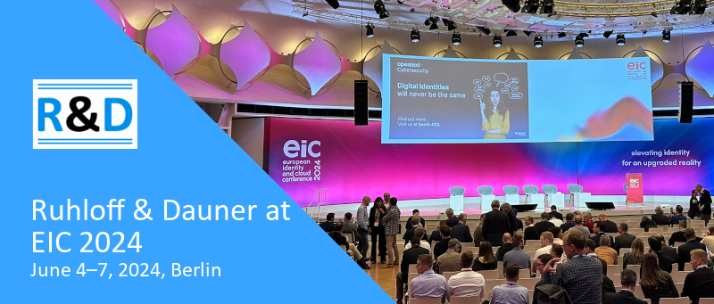 Ruhloff & Dauner auf der European Identity and Cloud Conference 2024