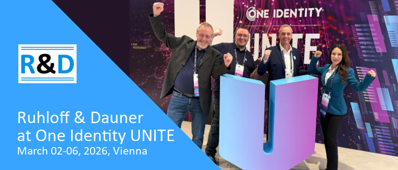 Ruhloff & Dauner auf der One Identity UNITE 2026 - englisch
