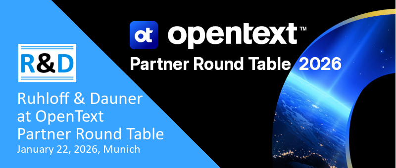 Ruhloff & Dauner at OpenText Partner Round Table 2026