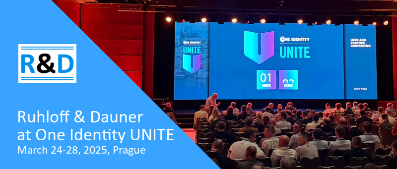 One Identity Team Ruhloff & Dauner auf der One Identity UNITE 2025 - englisch