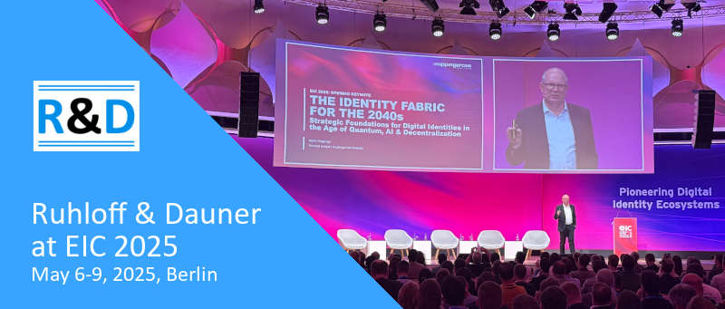 Ruhloff & Dauner auf der European Identity and Cloud Conference 2025 - englisch