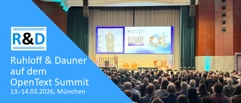 Ruhloff Dauner auf dem OpenText Summit 2026